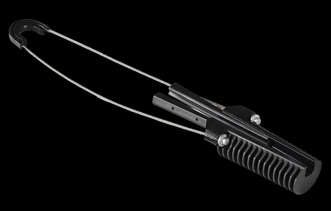 AC68L 260 Зажим натяжной для 8-образных кабелей (диэл), 6-9мм, 3.5кН