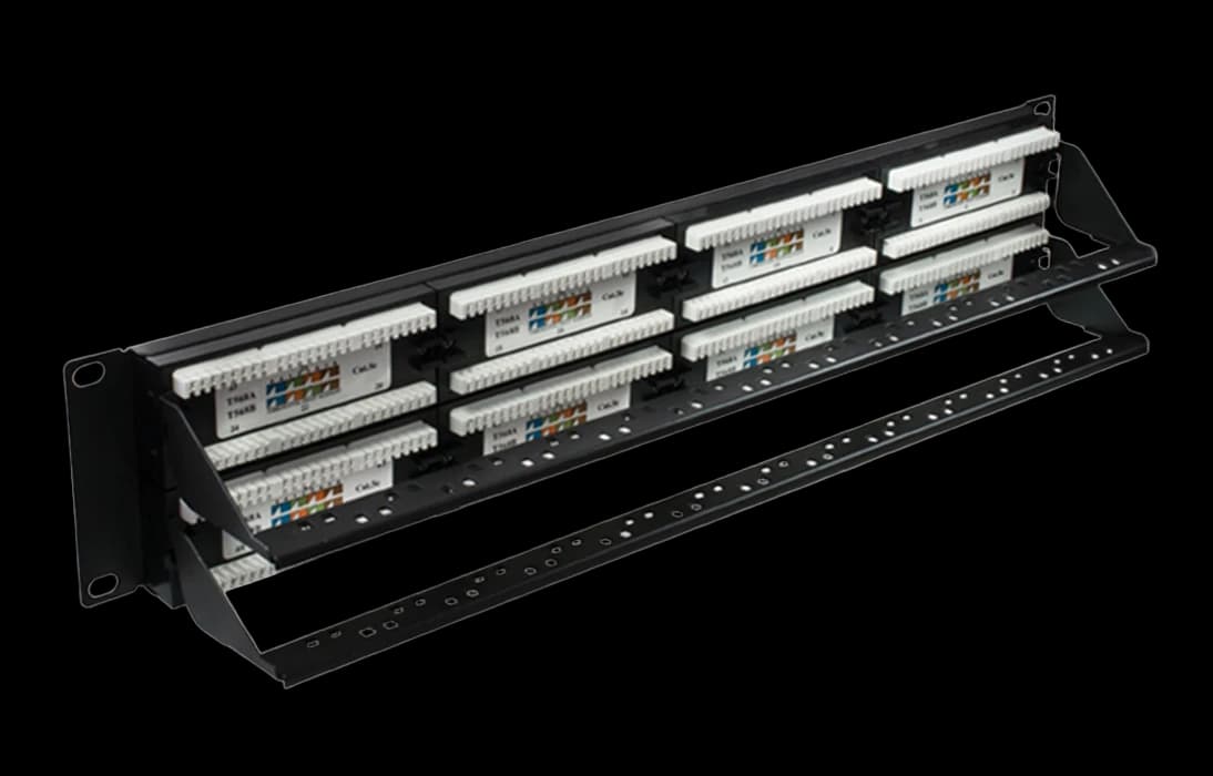 10-0405 SUPRLAN Патч-панель 19", 48хRJ-45, UTP, Cat.5e, 2U