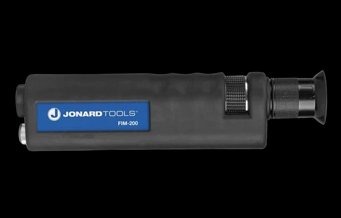 Jonard FIM-200 - Микроскоп для контроля чистоты торцов оптических коннекторов FC, SC, ST, LC (увеличение 200х)