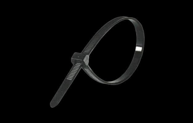7000035290  FS 140 BW-C Кабельный хомут для использования вне помещений, устойчивый к УФ, черный, уп. 100 шт., 140мм х 3,5мм