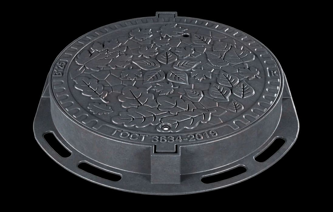 Люк средний с запорным устройством тип С "В-125" (КК) 2-60 ВЧШГ по ГОСТ 3634