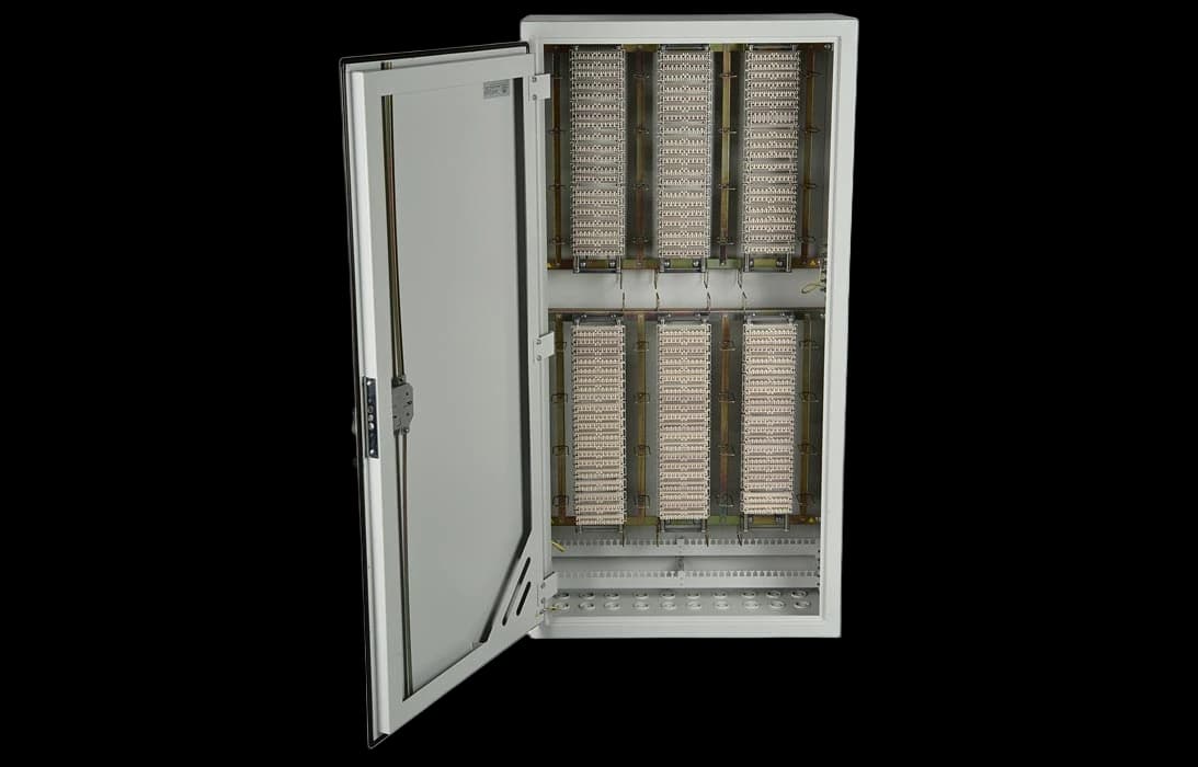 Шкаф ШРН-В/1200-Р, 1200 пар, плинты ПВТ-10Р-5е ССД