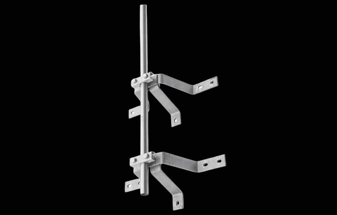 ZANDZ ZZ-203-002 Крепление для молниеприёмника к дымоходу (нержавеющая сталь)