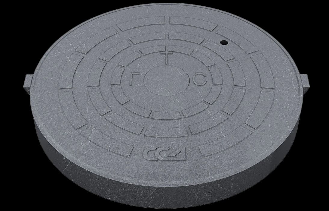 Крышка люка полимерно-композитного типа  Л ССД