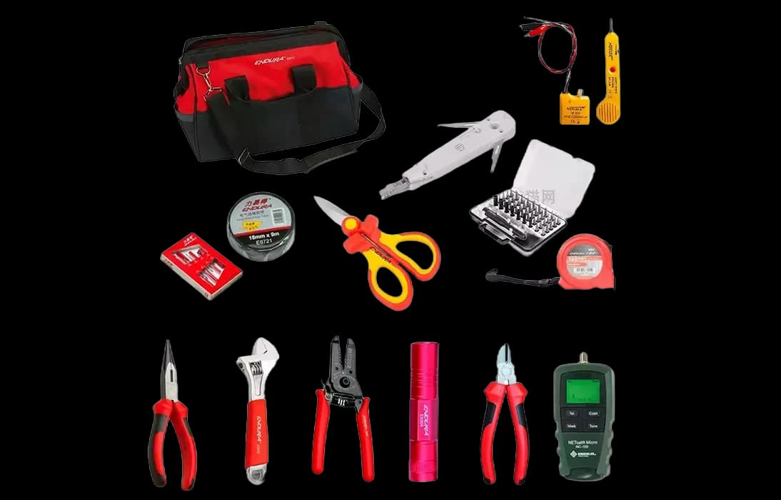 SK-45 - набор инструментов для обслуживания линий связи и Ethernet