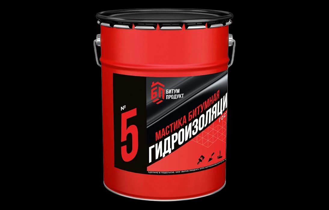 Мастика битумная гидроизоляционная (20 кг)