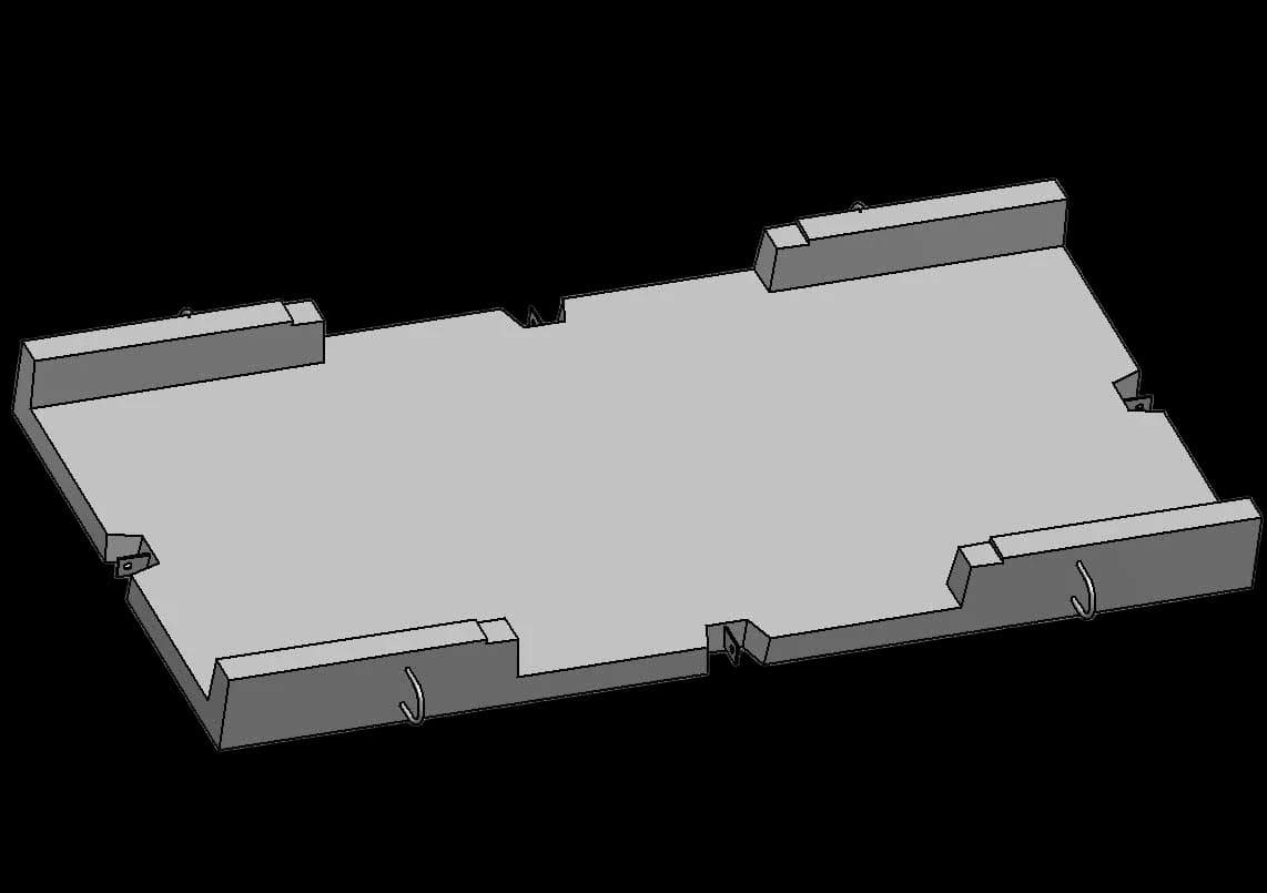 Лоток экранированный разветвительный большой на 4 направления (ЛЭРБ-4)