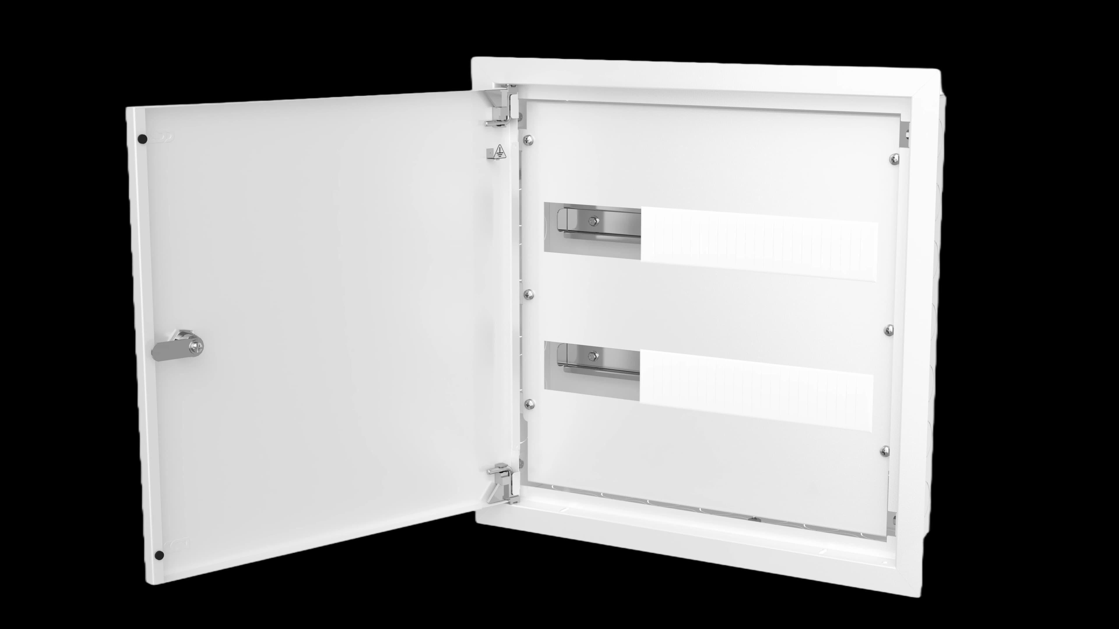 Шкаф распределительный вводной квартирный, встраиваемый (ЭОМ) ШРВ-К  пустой ССД