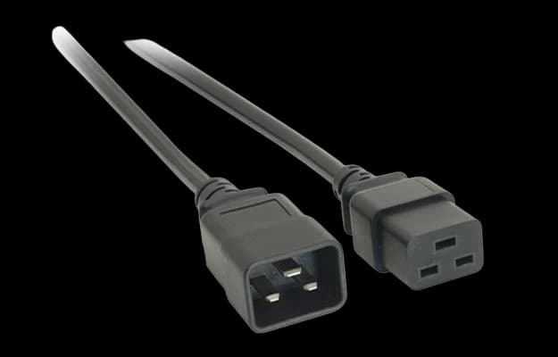 PC-C19C20-1M ITK Кабель электропитания PDU 3х1,5 1М с разъёмами С19-C20