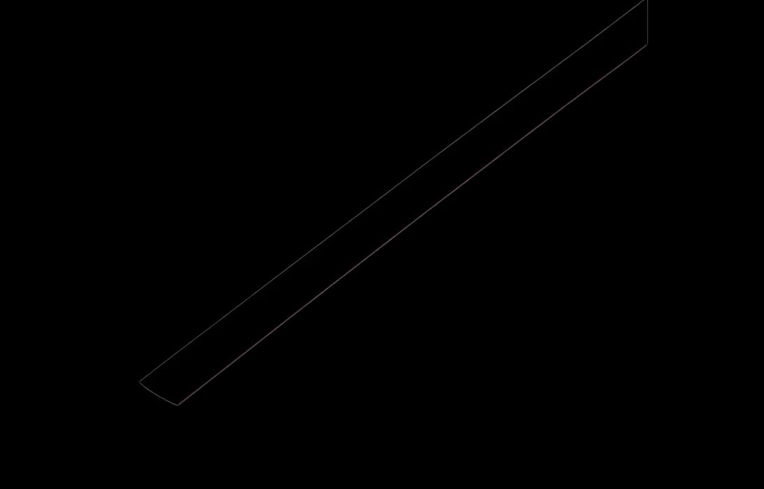 20-4006 Термоусадочная трубка REXANT 4,0/2,0 мм, черная, упаковка 50 шт. по 1 м