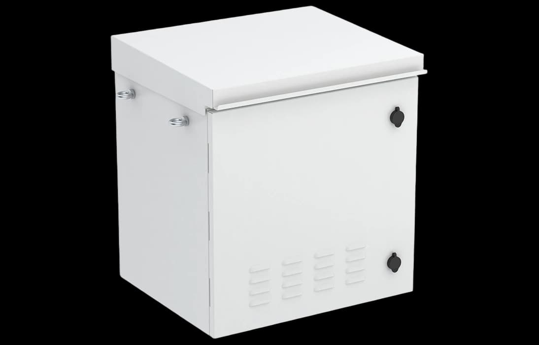 Шкаф климатический  навесной ШКТ-НВ-2-15U-600-800 с крышей