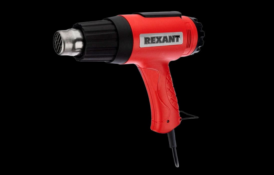 12-0056 Фен строительный REXANT, 230 В/1600 Вт "MASTER" с терморегулятором