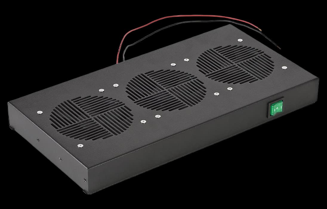 Вентиляторный модуль ВМ-3-19"48В (цвет черный) ССД