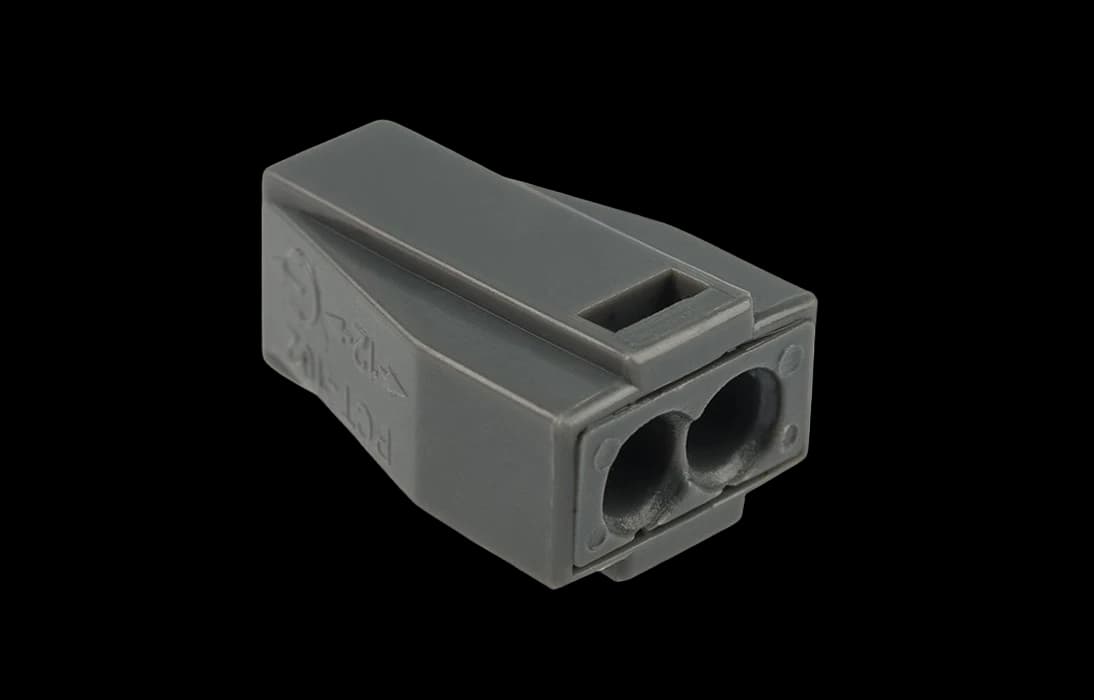 07-3020 Экспресс-клемма с пастой, 2-проводная до 2,5 мм?, серая (100 шт./уп.) (773-302) REXANT