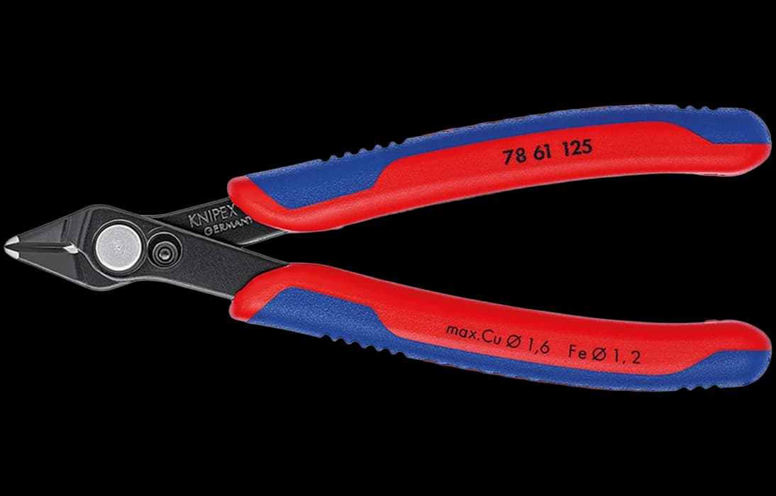 KN-7861125	Electronic Super Knips® Бокорезы прецизионные, нерж., для реза оптоволокна, 125 мм, 2-комп ручки