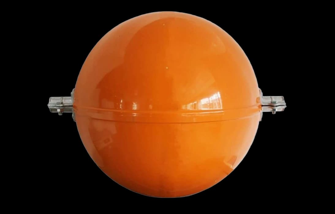 ШМ-ИМАГ-300-O - сигнальный шар-маркер для ЛЭП, 11 мм, 300 мм, оранжевый