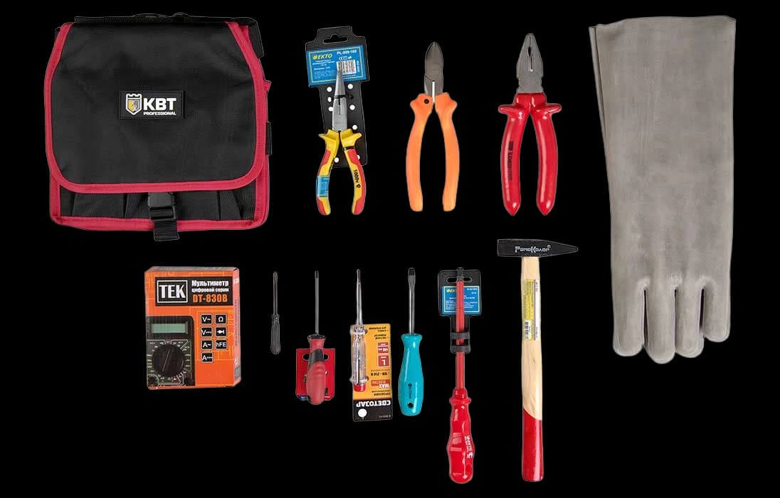 Комплект инструмента МТС-1-РТ с мультиметром, без буравов
