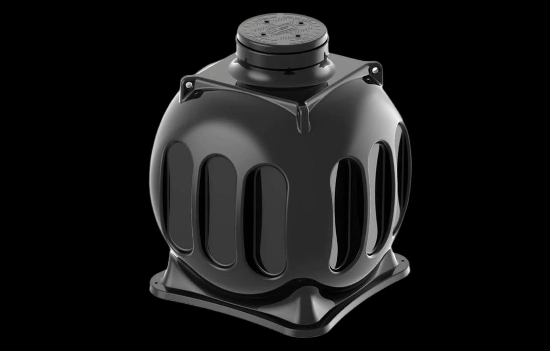 Колодец пластиковый кабельный КС-5-ССД с металлокаркасом