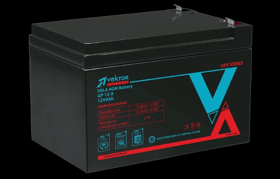 GP 12-9 Аккумуляторная батарея Vektor GP 12-9