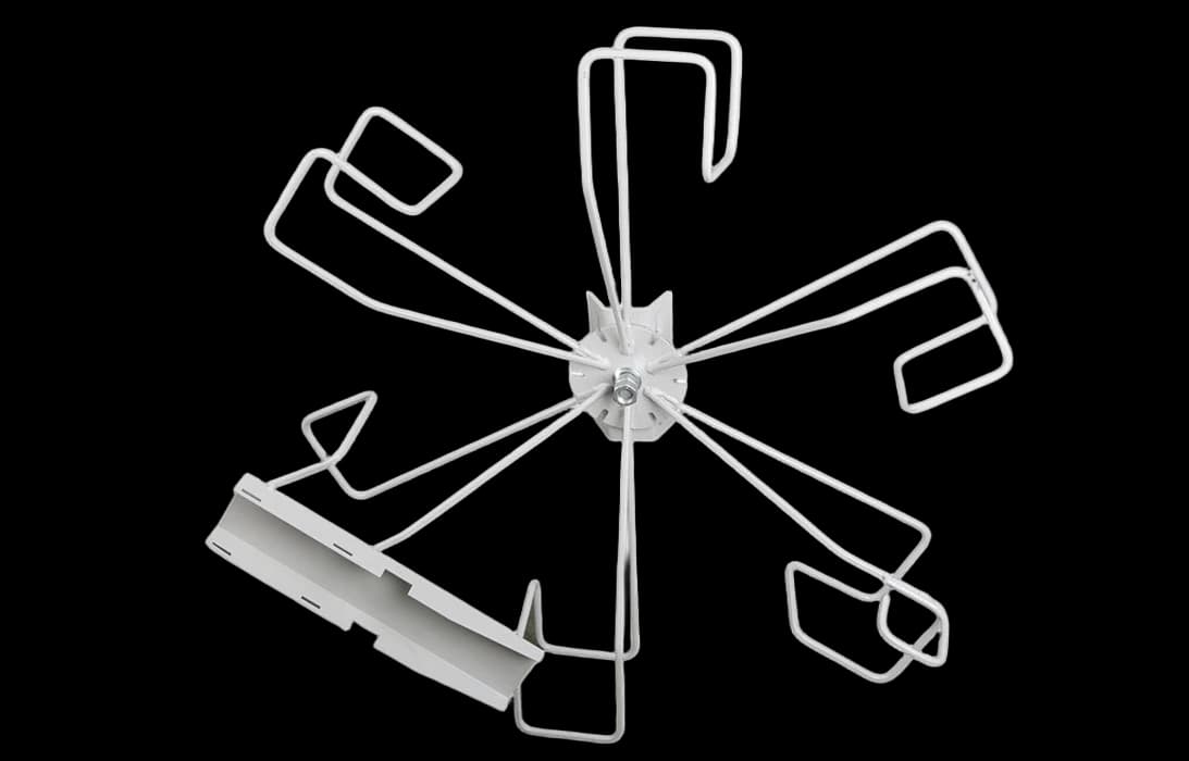 Устройство для подвеса муфты и намотки запаса кабеля облегченное ССД