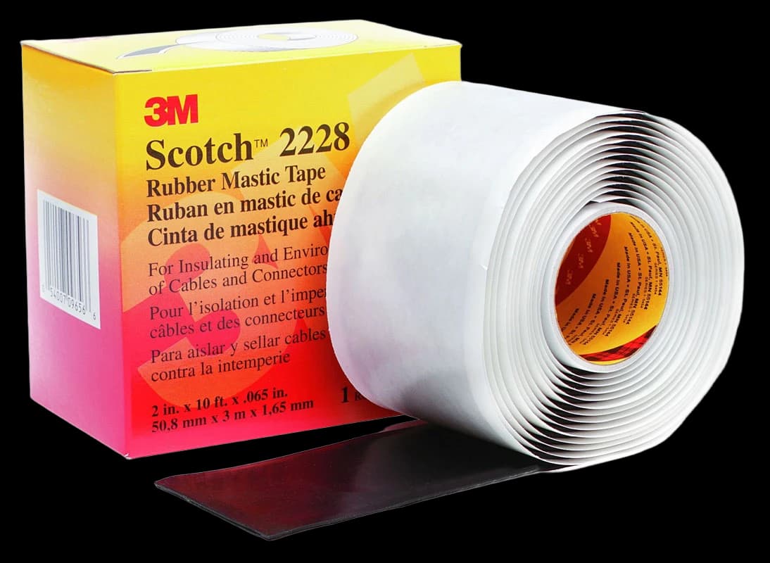7000005986 Scotch 2228, резиново-мастичная электроизоляционная лента, 50мм х 3м