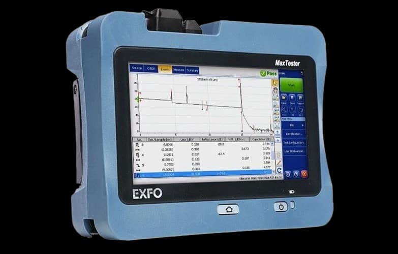 Оптический рефлектометр MAX-720C-SM1-XX SM OTDR 1310/1550 nm, 36/35 dB (9/125 µm)