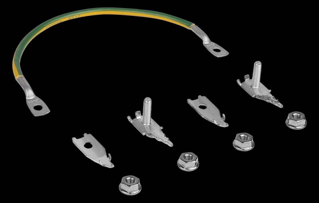 Комплект для соединения бронепокрова ОК с ленточной броней КСБ-Л ССД