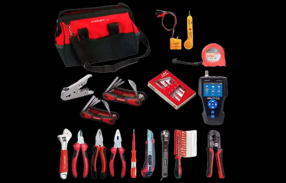 SK-LAN-2-PRO - набор для обслуживания кабельных линий связи с измерителем длинны линии