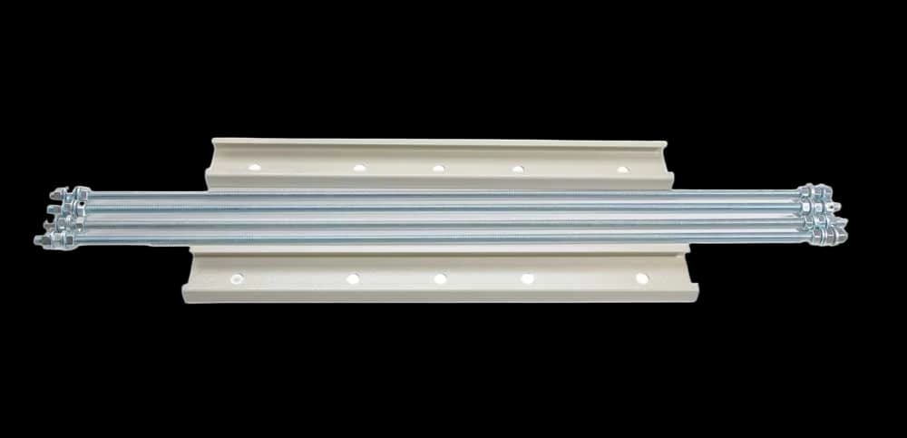 Комплект крепления стойки 19"+10" к кабельросту ВОКС-Ф ССД