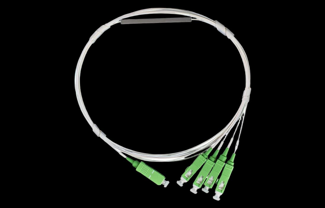 Разветвитель РО-1х4 -PLC -SM/0,9 -1,0 м-SC/APC (-40+70 С)