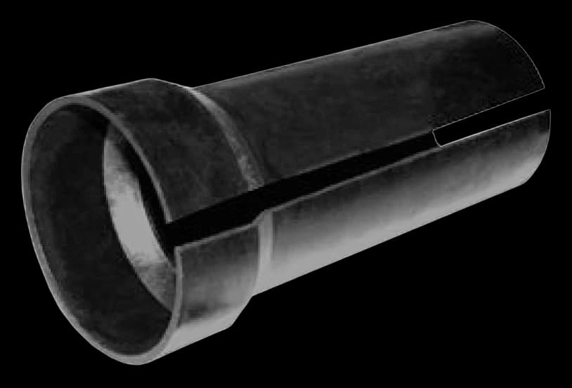 Воронка п/эт для затягивания оптического кабеля в а/ц трубу Д-100мм ССД