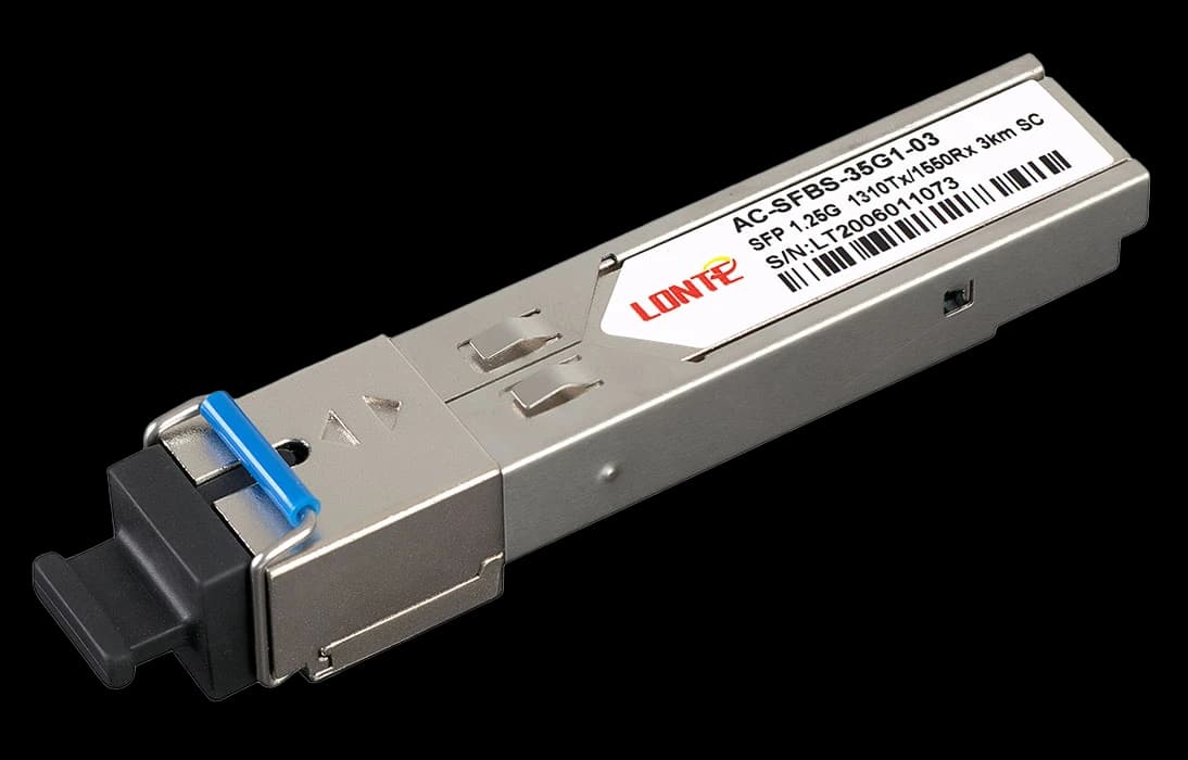 SFP WDM 1.25G Tx1310/Rx1550 3km SC DDM