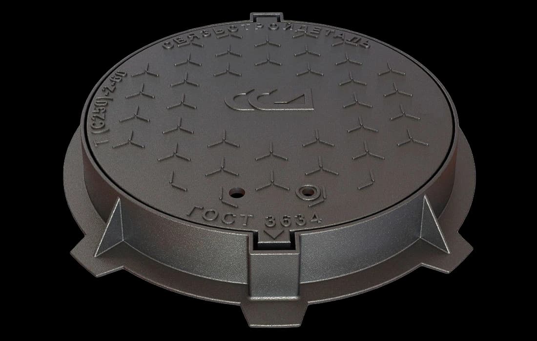 Люк с замком ВЧШГ тип Т "С-250"(КК)2-60 ГОСТ 3634