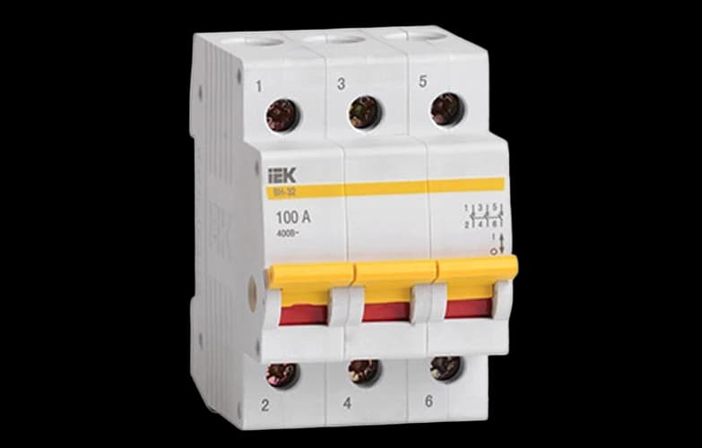 MNV10-3-040 Выключатель нагрузки (мини-рубильник) ВН-32 3Р  40А ИЭК