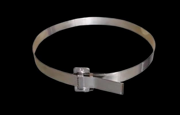 Хомут ленточный 1 м с замком (0,7х20 нерж) ССД