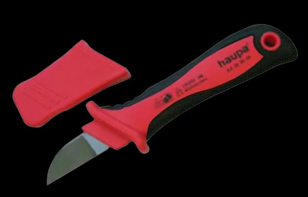 200000 Нож для резки кабеля VDE, прямое лезвие 50 мм Haupa