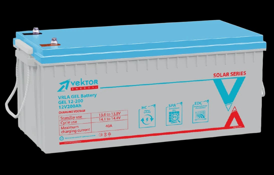GEL 12-200	Аккумуляторная батарея Vektor GEL 12-200
